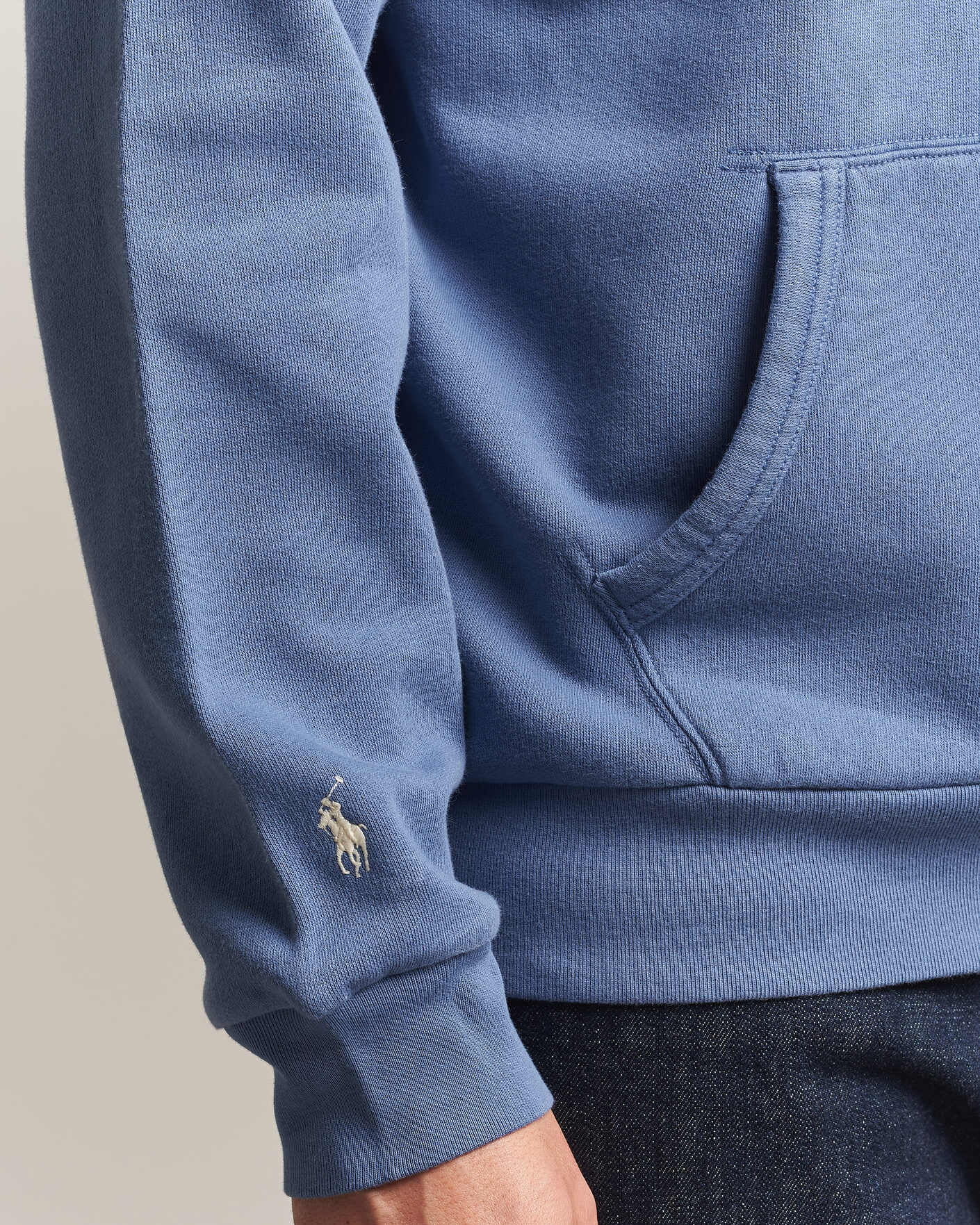 Uomini | Maglieria | Polo Ralph Lauren | Cotton Chest Logo Hood Carson Blue