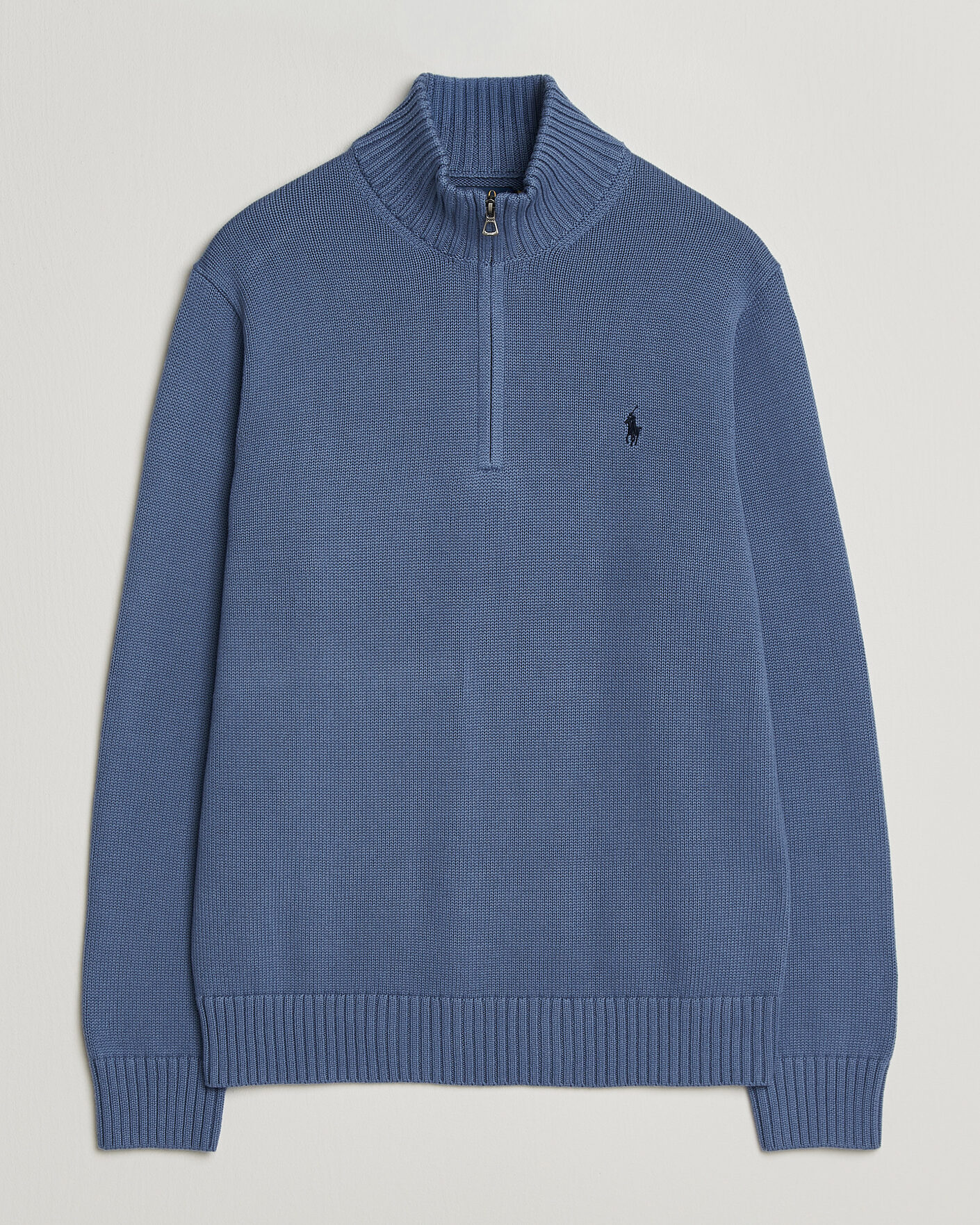 Uomini | Maglieria | Polo Ralph Lauren | Cotton Half Zip Carson Blue