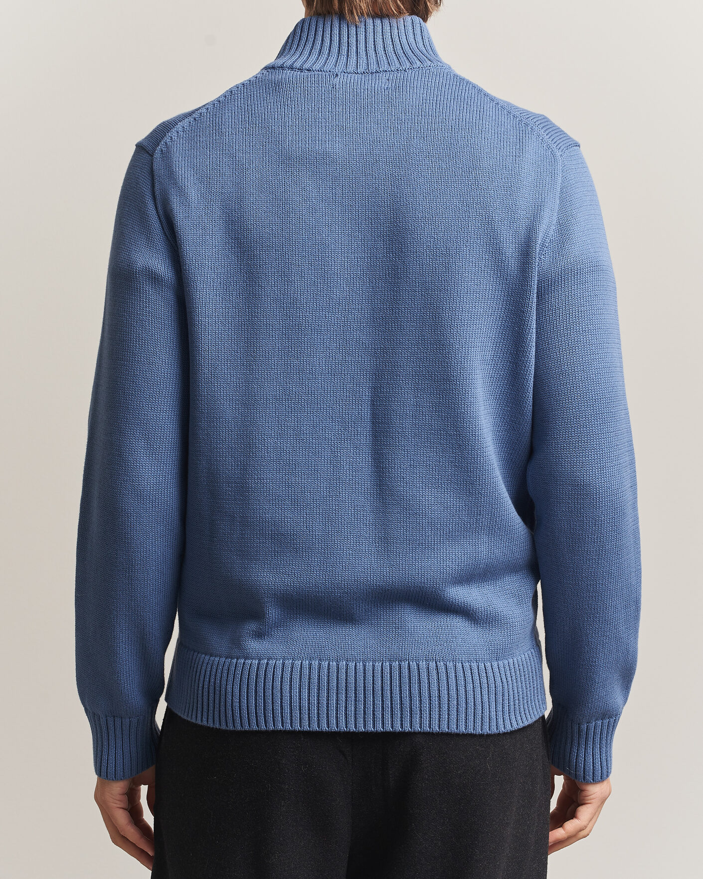 Uomini | Maglieria | Polo Ralph Lauren | Cotton Half Zip Carson Blue