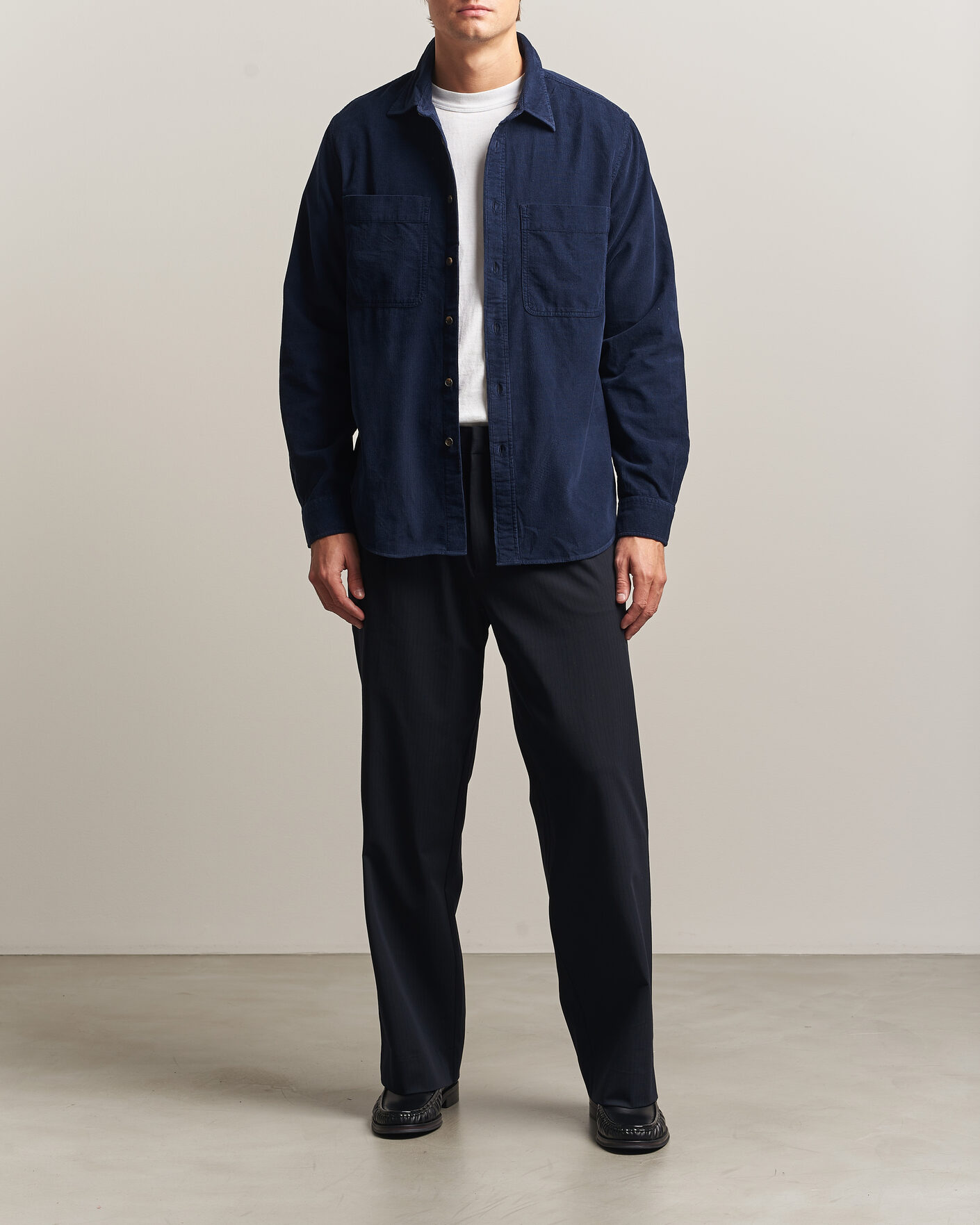Uomini | Camicie | PS Paul Smith | Casual Fit Corduroy Shirt Navy