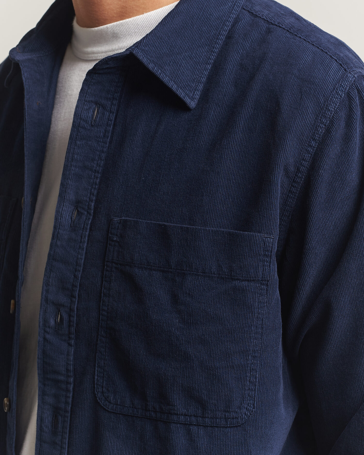 Uomini | Camicie | PS Paul Smith | Casual Fit Corduroy Shirt Navy