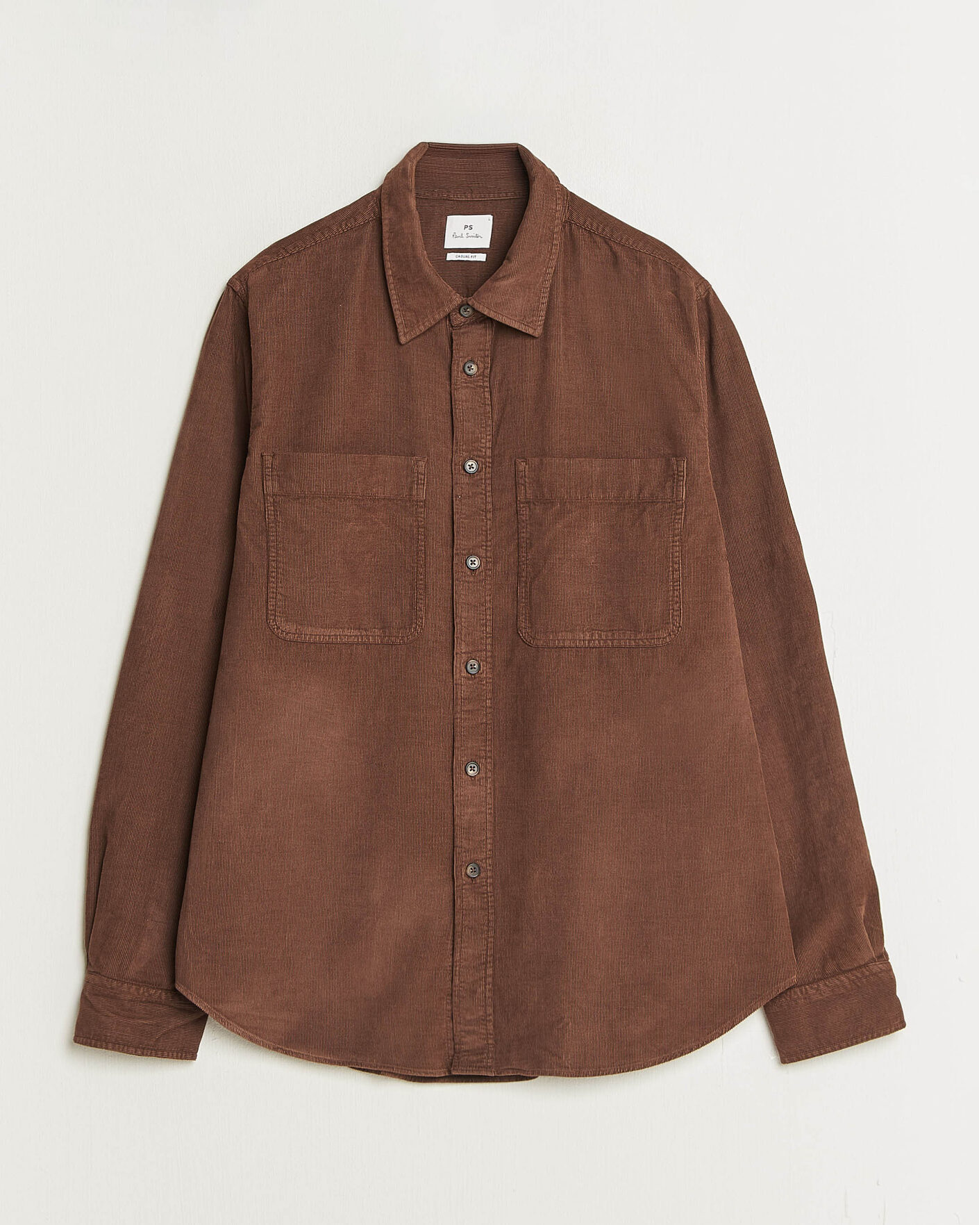 Uomini | Camicie | PS Paul Smith | Casual Fit Corduroy Shirt Brown