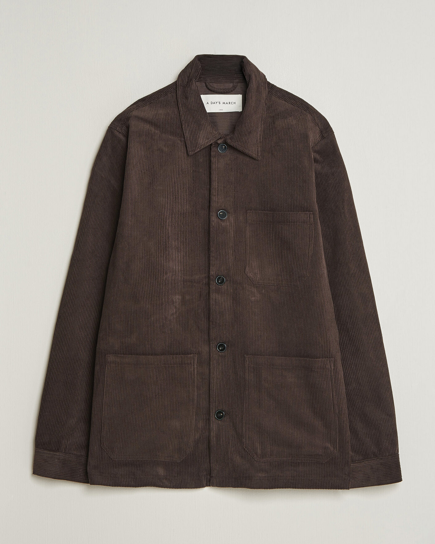 Uomini | Camicie | A Day's March | Original Corduroy Overshirt