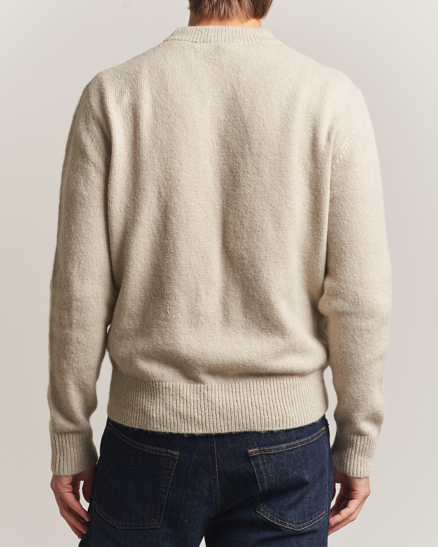 Uomini | Maglieria | Sunflower | Moon Alpaca Sweater Pebble