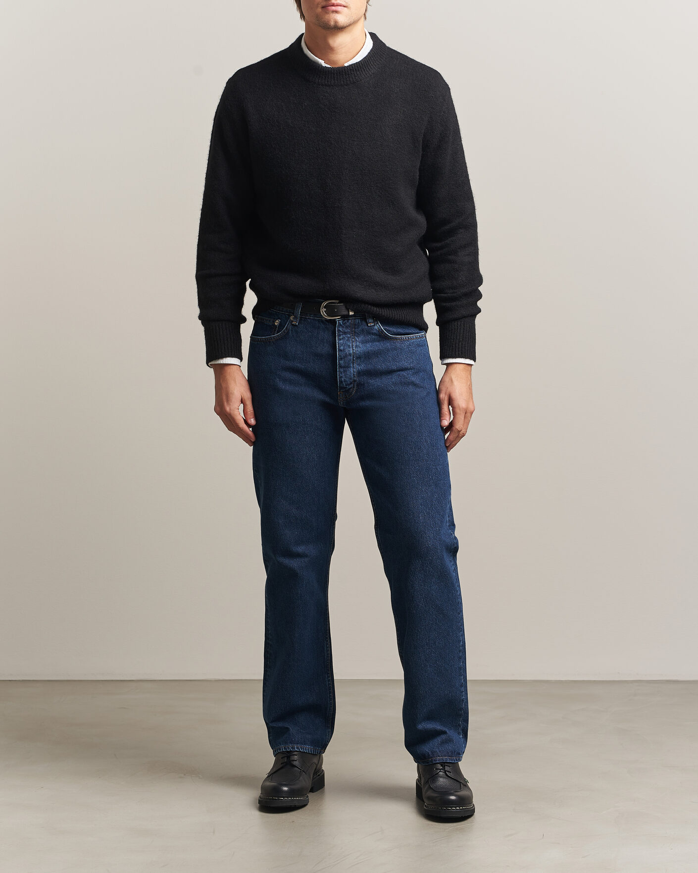 Uomini | Maglieria | Sunflower | Moon Alpaca Sweater Black