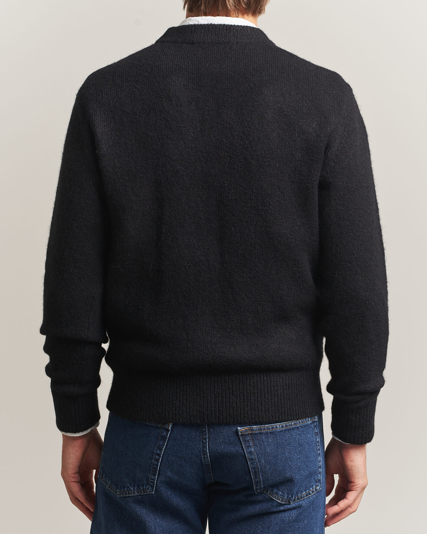 Uomini | Maglieria | Sunflower | Moon Alpaca Sweater Black