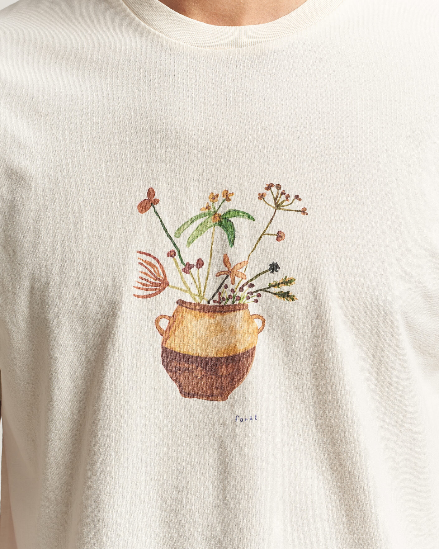 Uomini | T-shirt | Forét | Vase T-Shirt Cloud