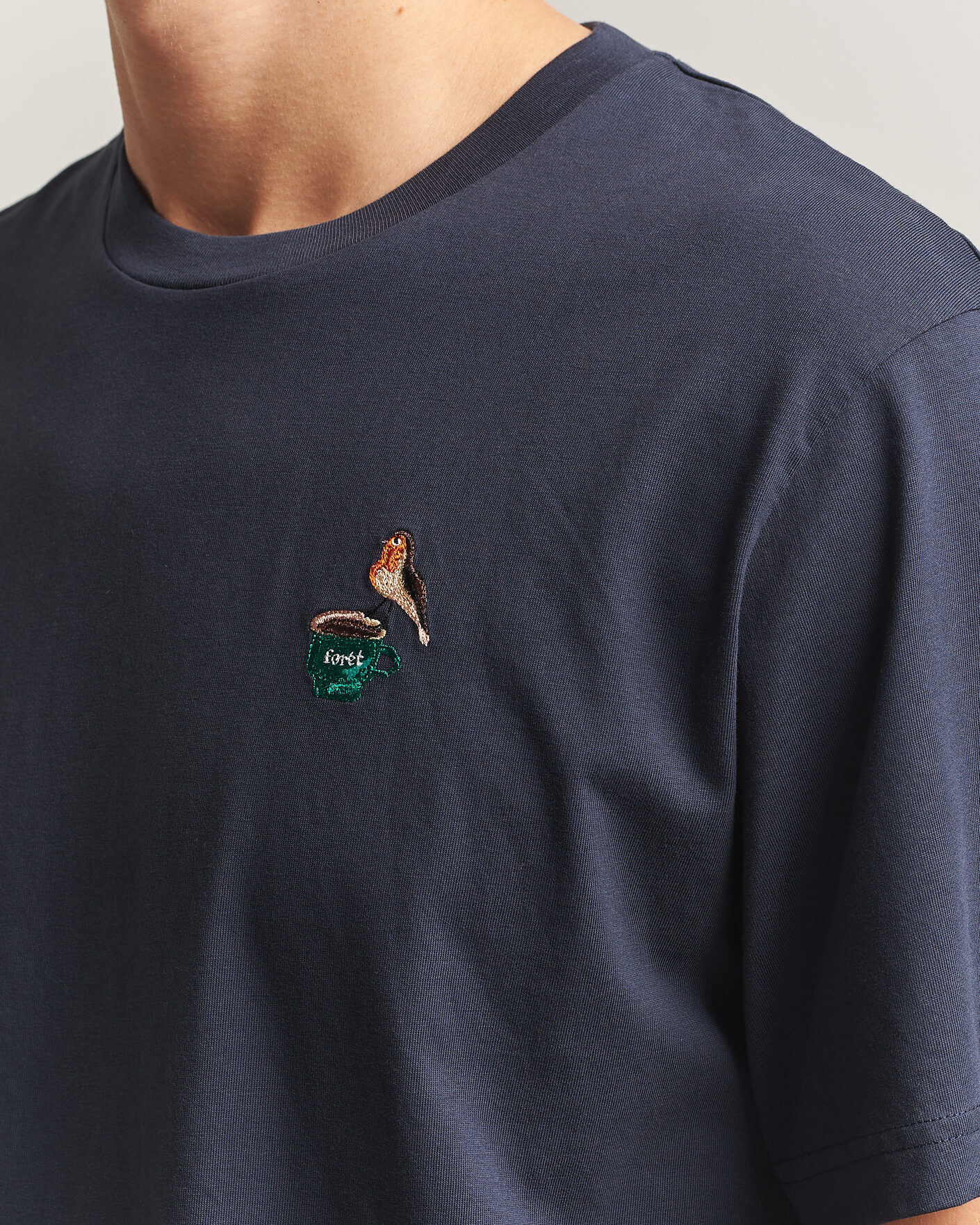 Uomini | T-shirt | Forét | Rest T-Shirt Navy