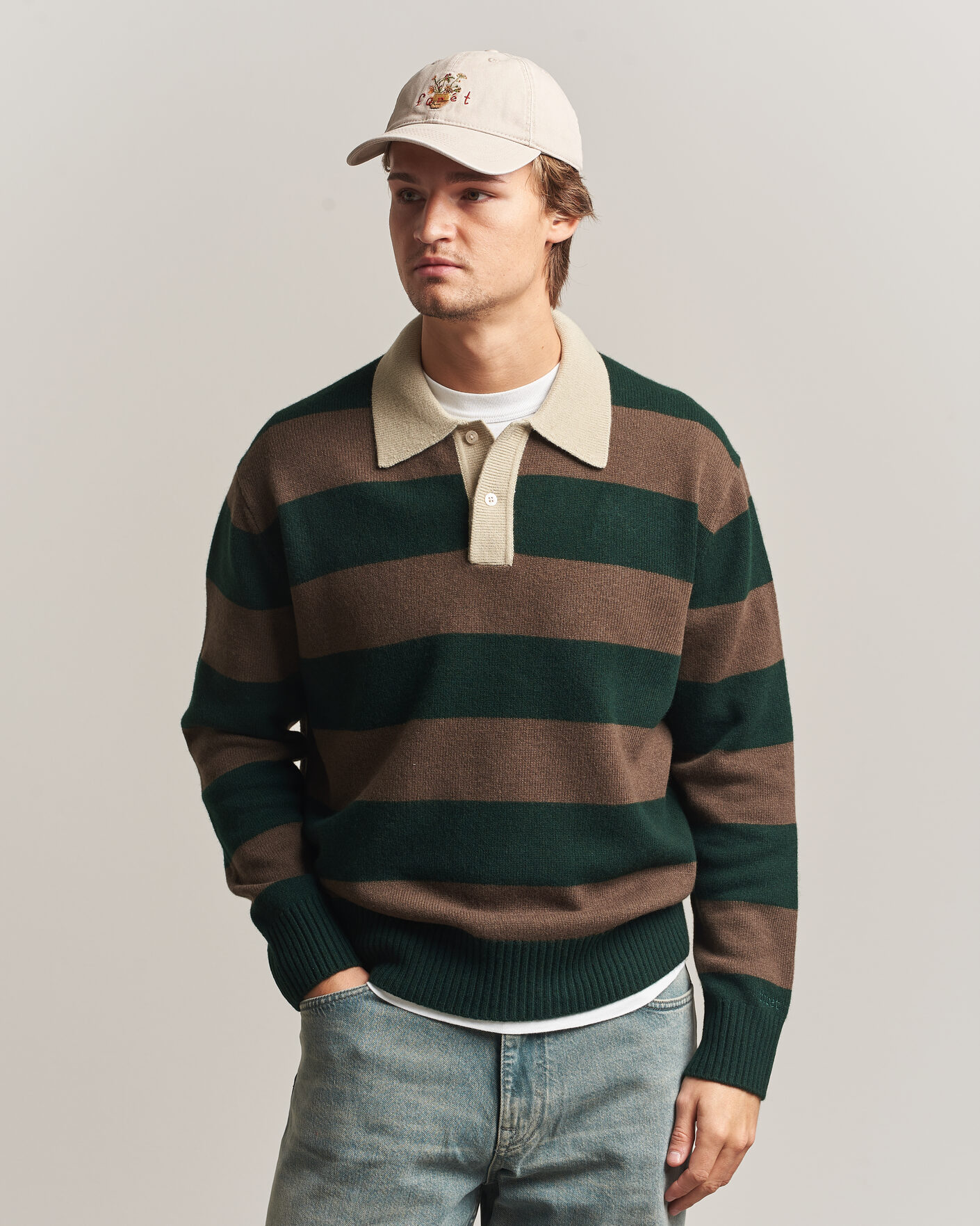 Uomini | Cappelli & Berretti | Forét | Vase Washed Cap Khaki