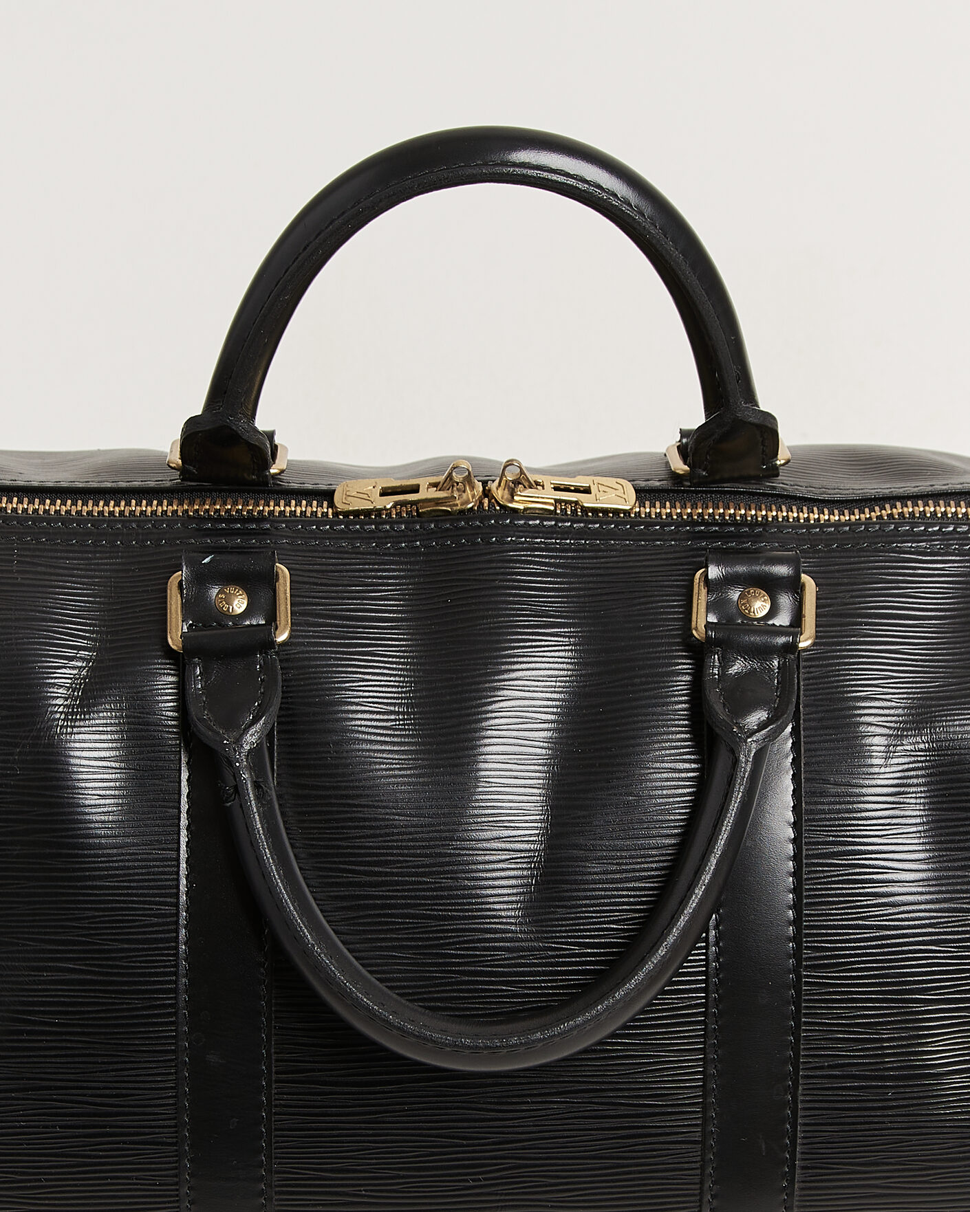 Uomini | Pre-Owned & Vintage Bags | Louis Vuitton Pre-Owned | Keepall Epi Leather 50 Black