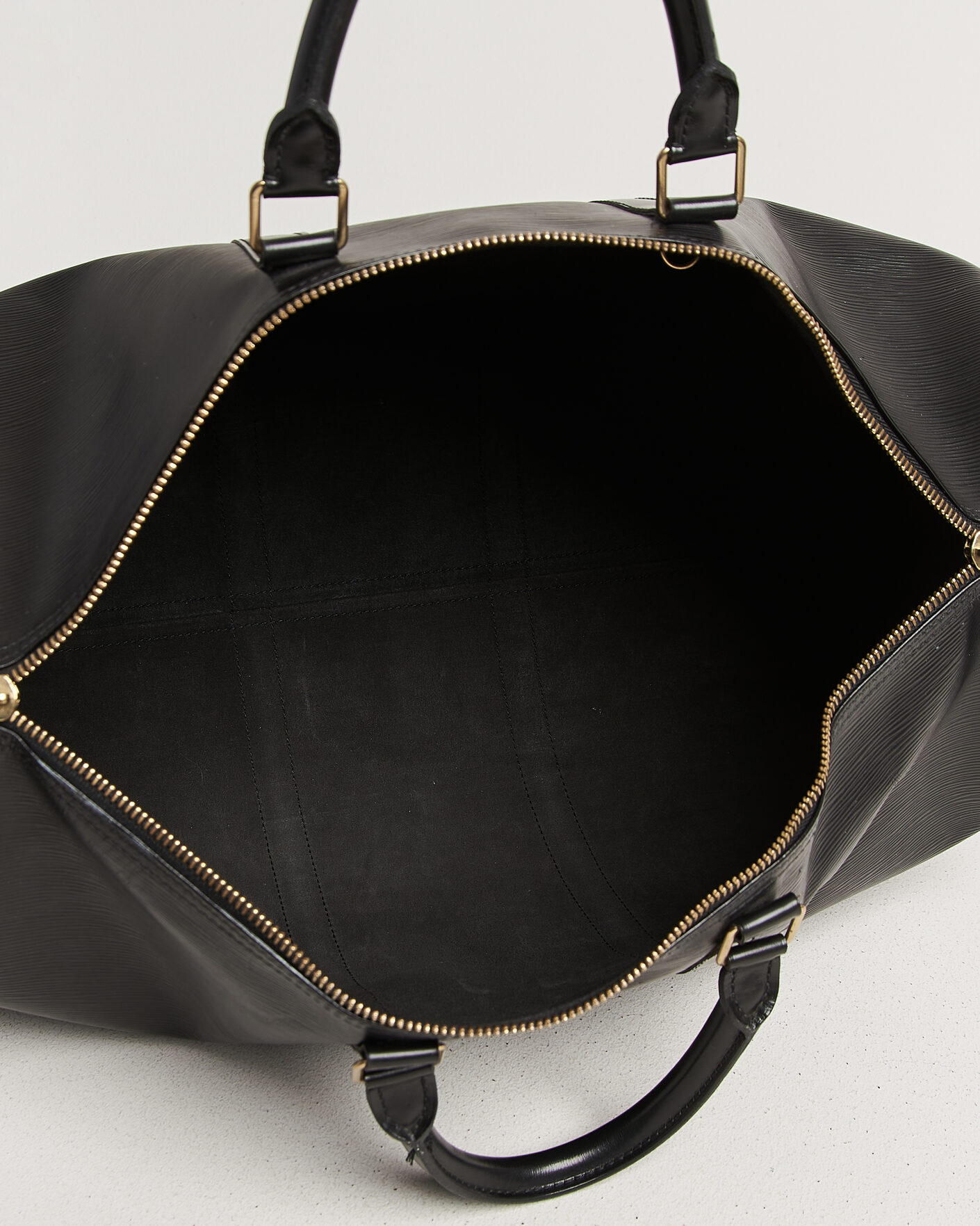 Uomini | Pre-Owned & Vintage Bags | Louis Vuitton Pre-Owned | Keepall Epi Leather 50 Black
