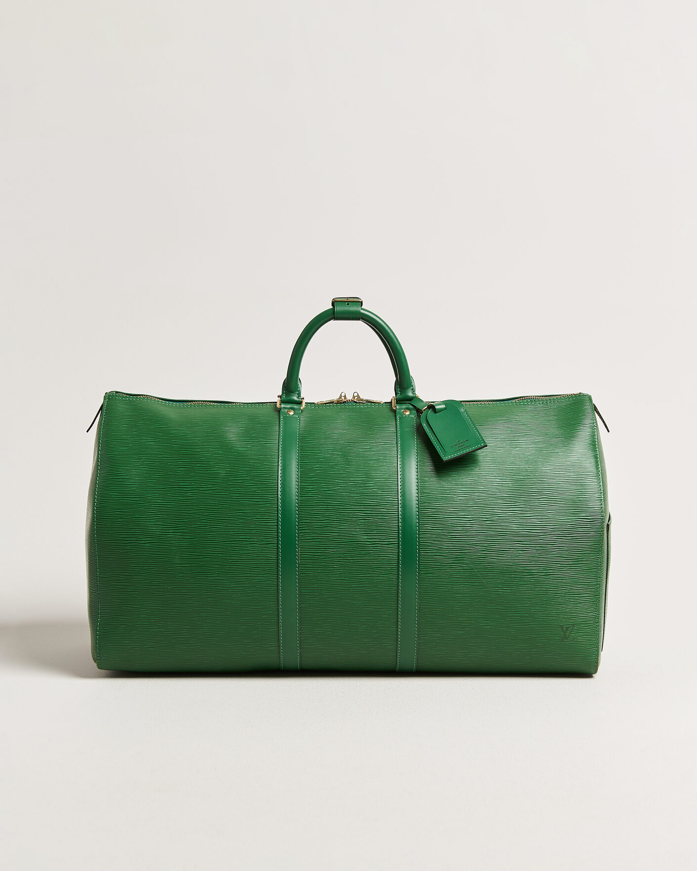 Uomini | Pre-Owned & Vintage Bags | Louis Vuitton Pre-Owned | Keepall 55 Epi Leather Green
