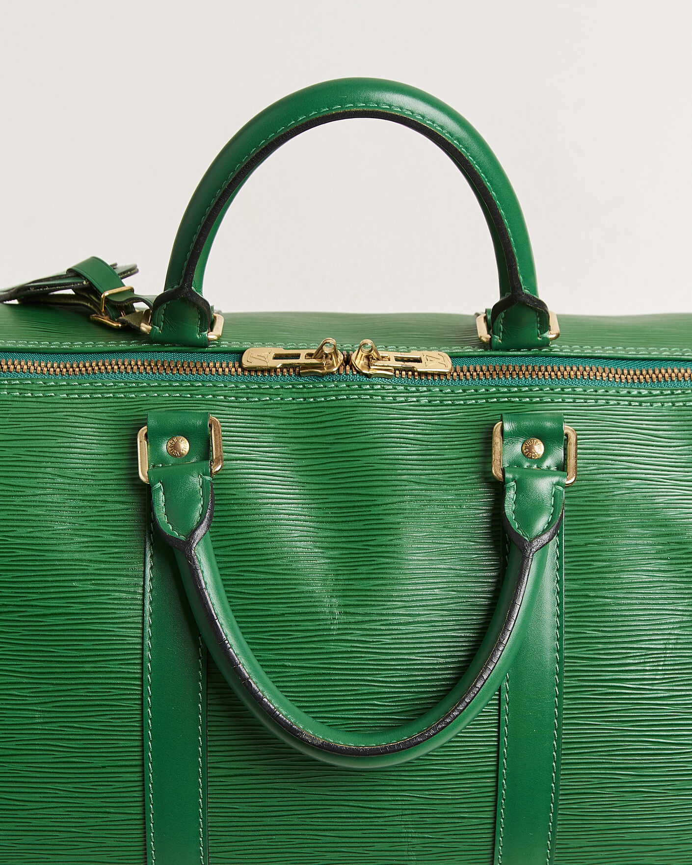 Uomini | Pre-Owned & Vintage Bags | Louis Vuitton Pre-Owned | Keepall 55 Epi Leather Green