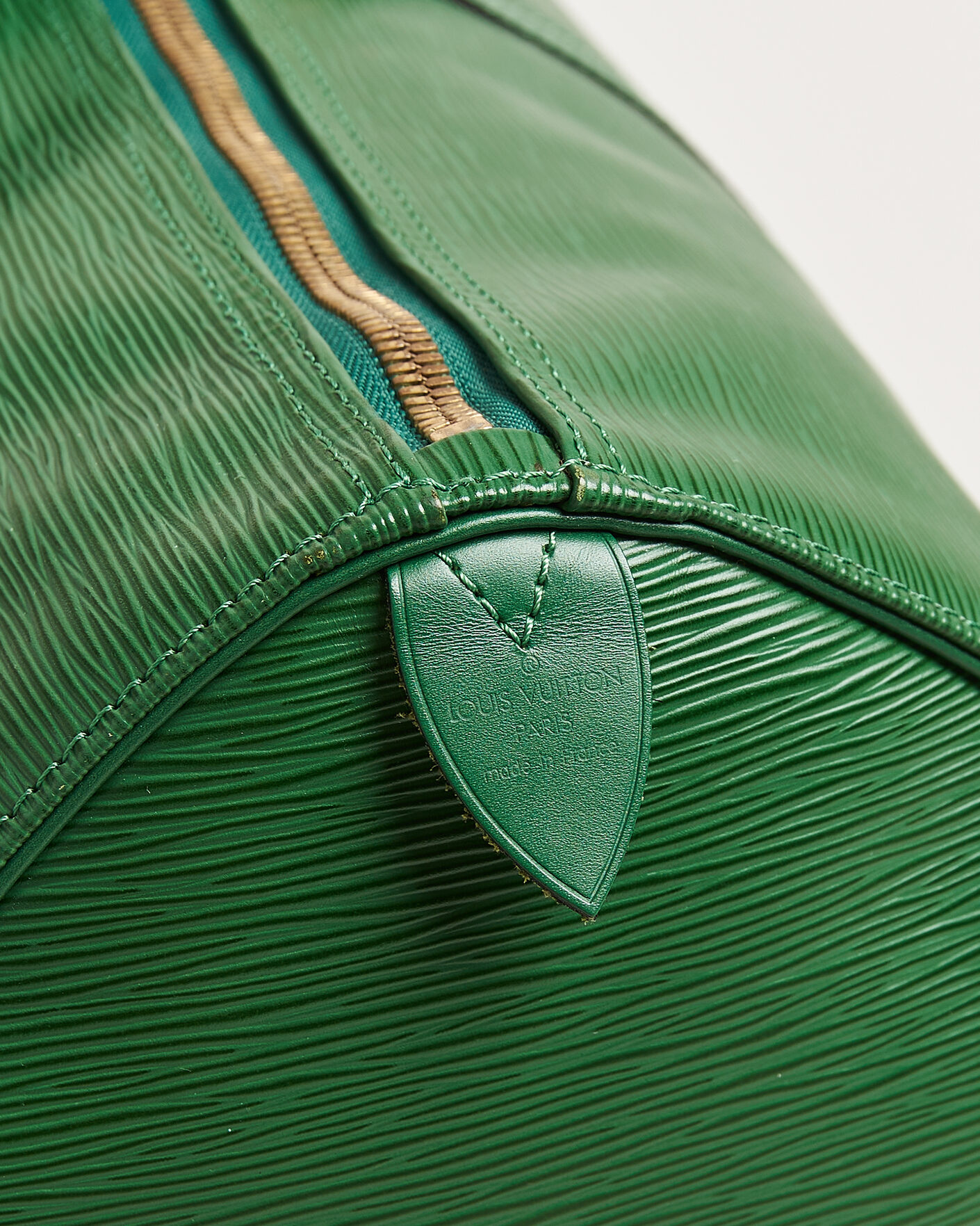 Uomini | Pre-Owned & Vintage Bags | Louis Vuitton Pre-Owned | Keepall 55 Epi Leather Green