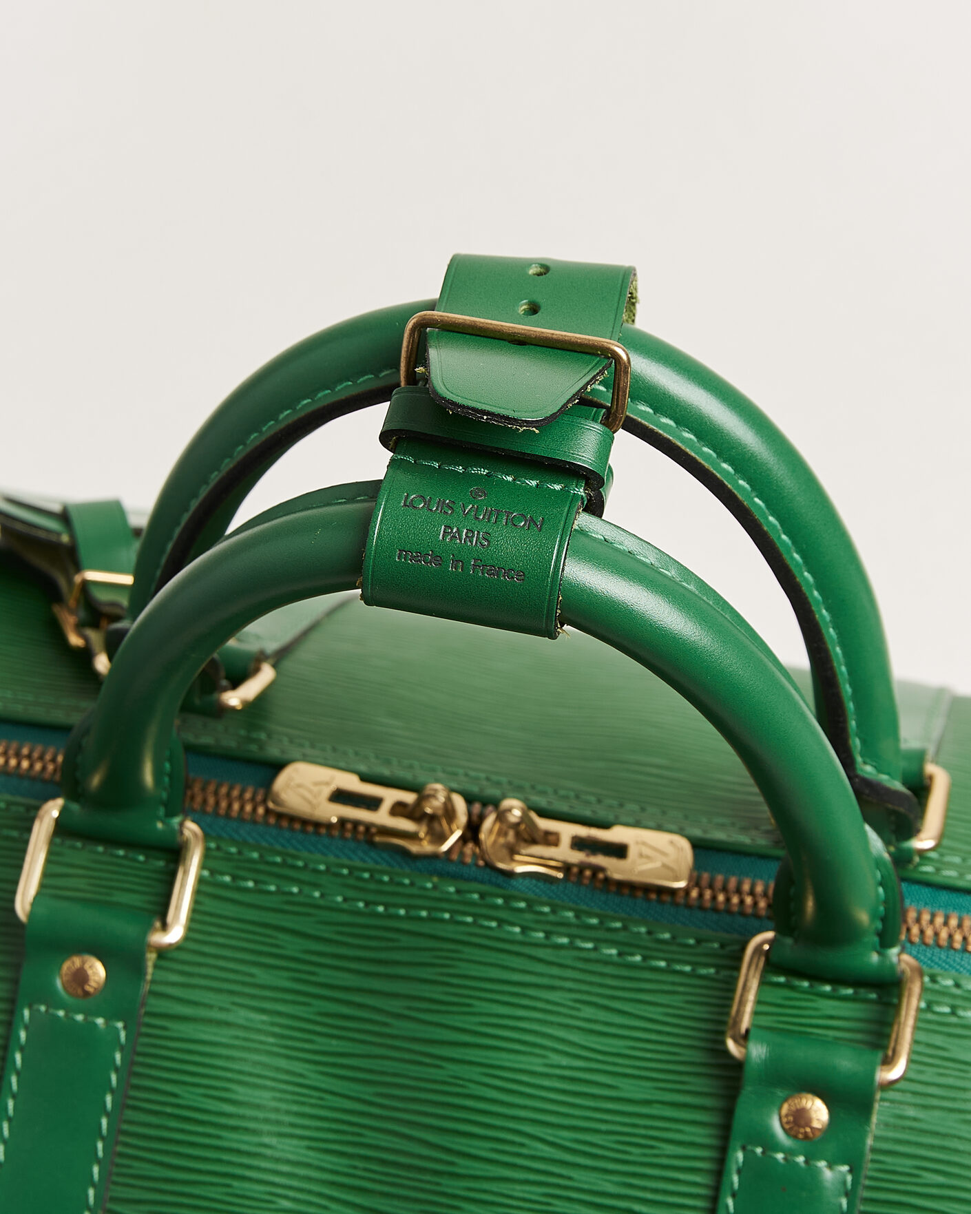 Uomini | Pre-Owned & Vintage Bags | Louis Vuitton Pre-Owned | Keepall 55 Epi Leather Green