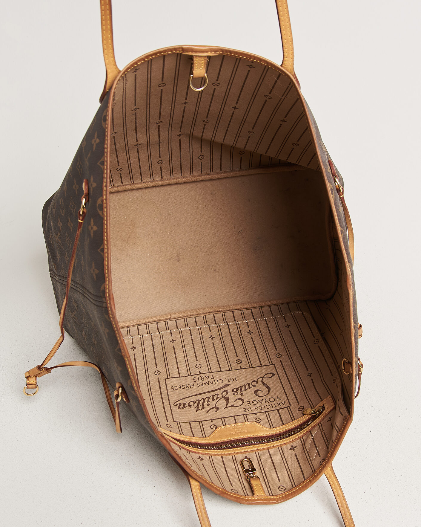Uomini | Pre-Owned & Vintage Bags | Louis Vuitton Pre-Owned | Neverfull GM Monogram