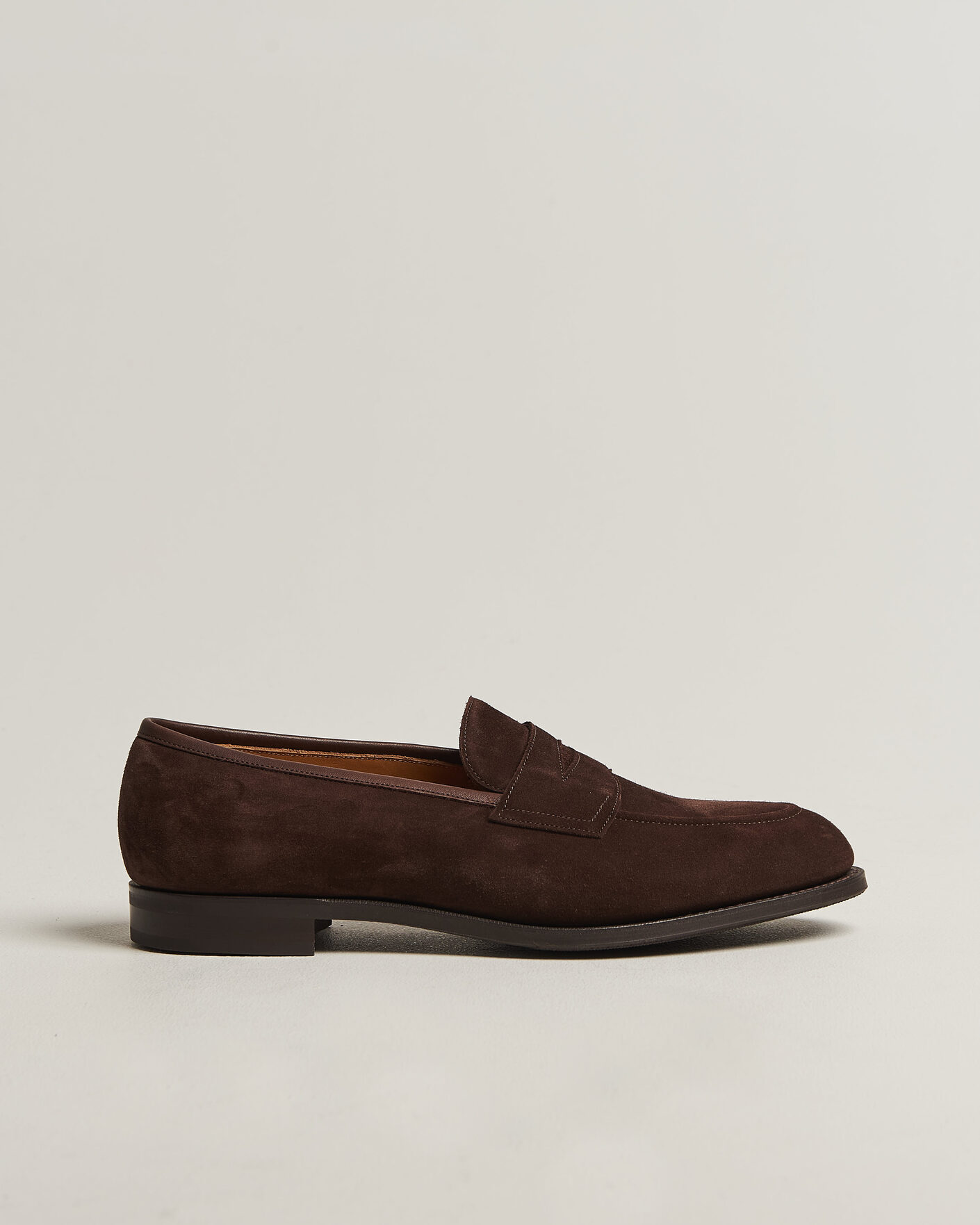 Uomini | Mocassini | Edward Green | Piccadilly Penny Loafer Mink Suede