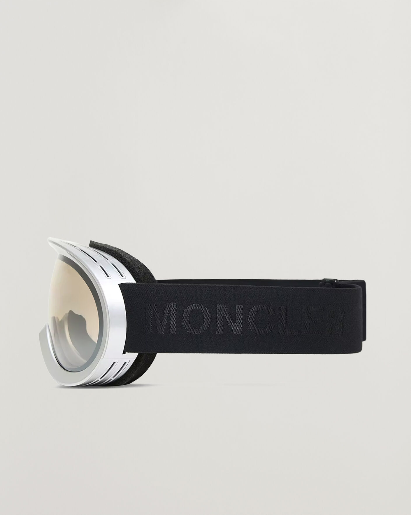 Uomini | Occhiali da sole | Moncler Lunettes | Snowray Ski Googles Shiny Silver