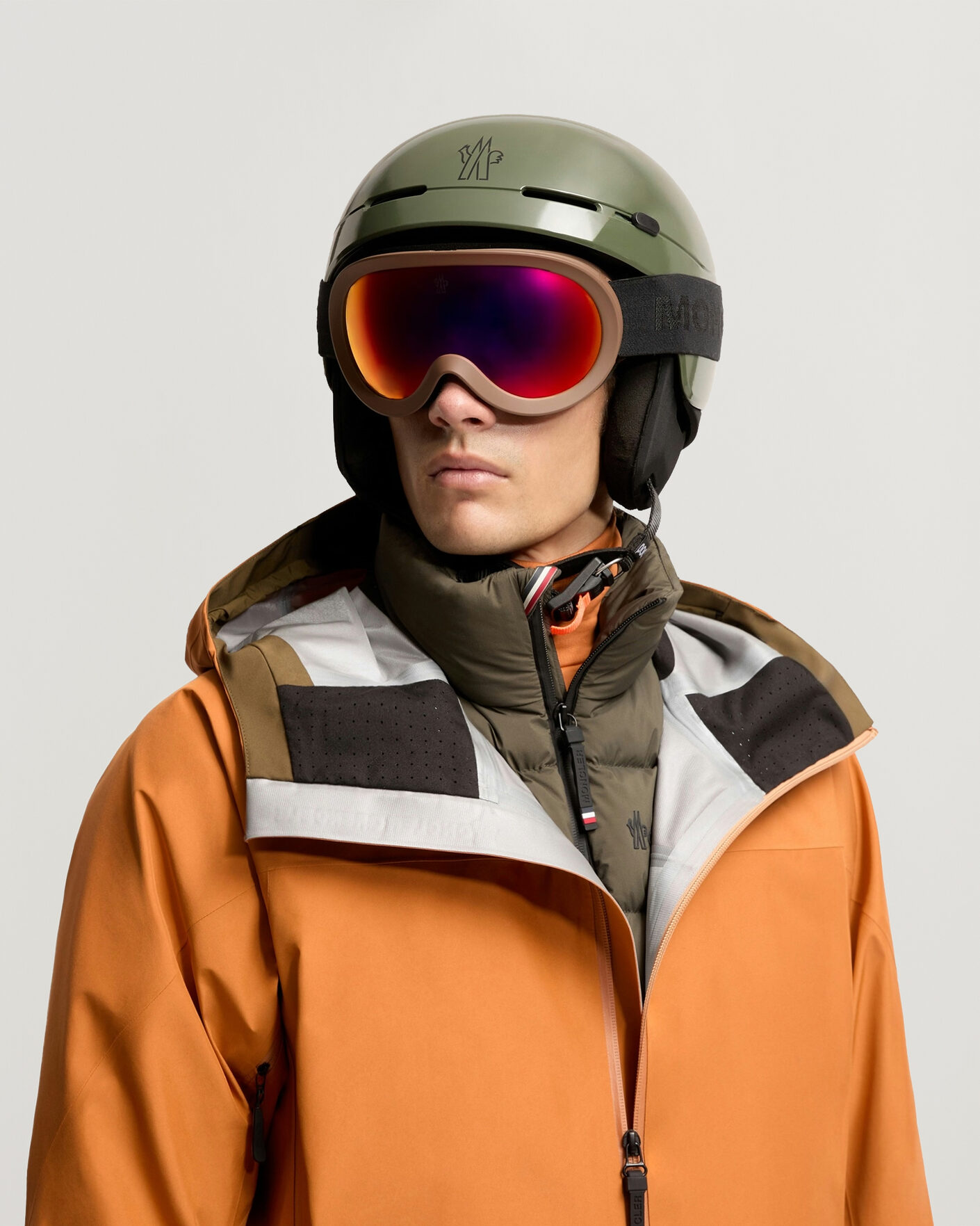 Uomini | Occhiali da sole | Moncler Lunettes | Snowray Ski Googles Matte Dark Brown