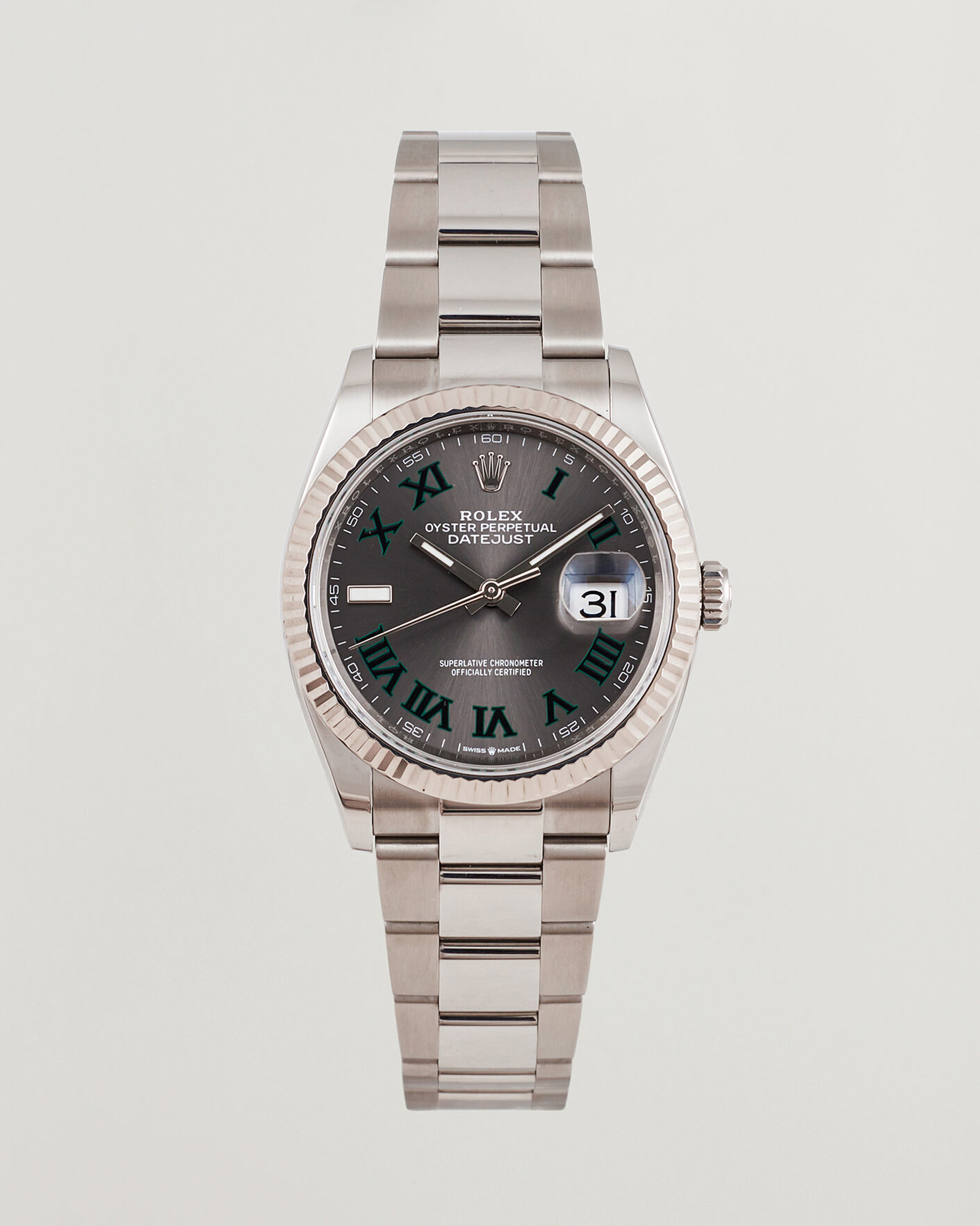 Uomini | Pre-Owned & Vintage Watches | Rolex Pre-Owned | Datejust Wimbledon 