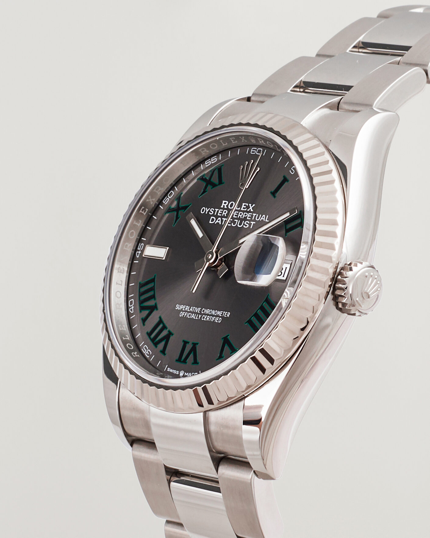 Uomini | Pre-Owned & Vintage Watches | Rolex Pre-Owned | Datejust Wimbledon 