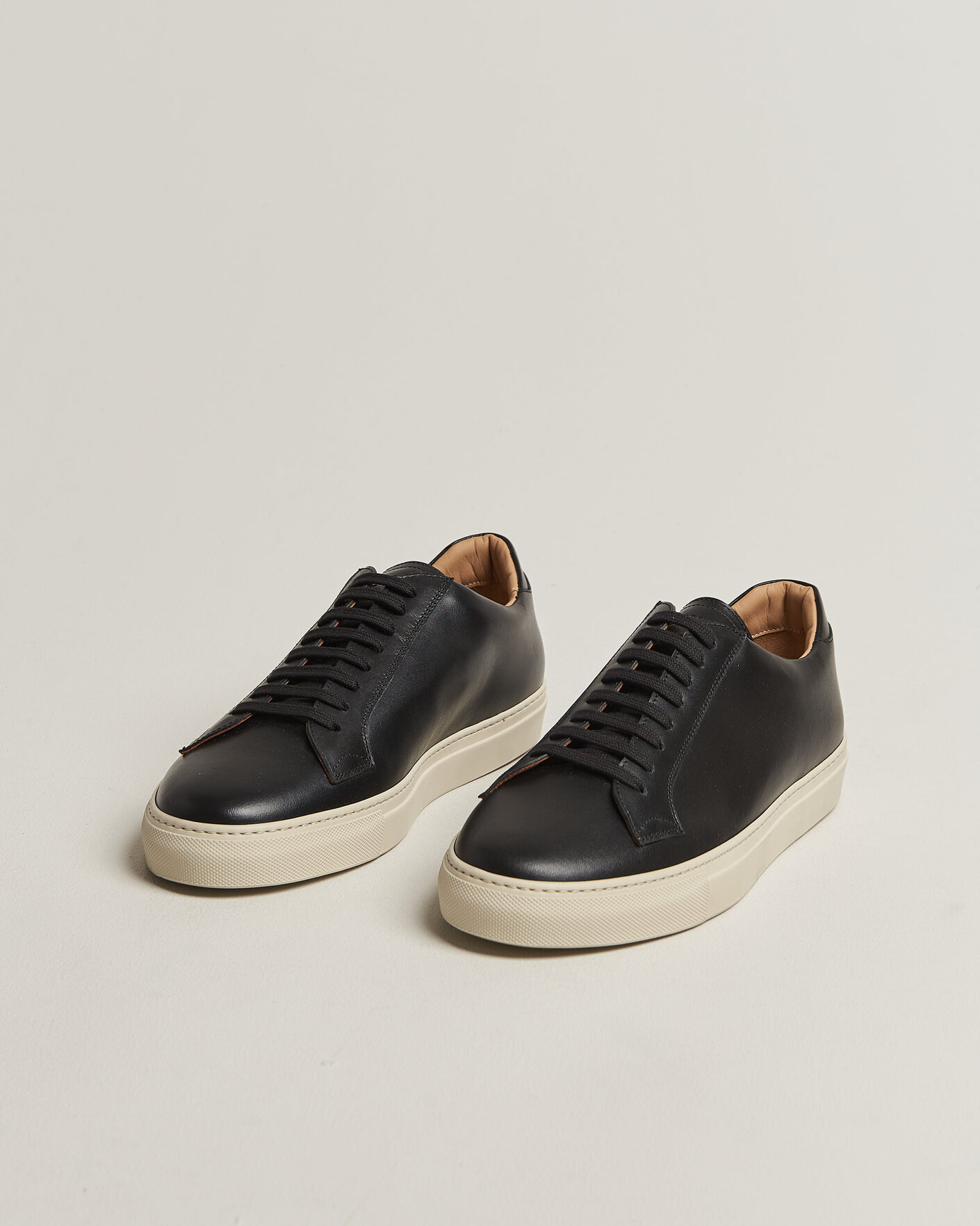 Uomini | Sneakers | Sweyd | 055 Leather Sneaker Black