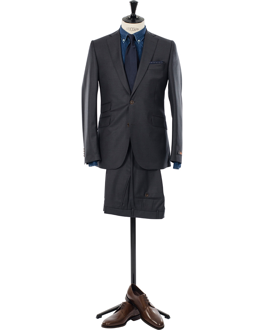 Uomini |  |  | Paul Suit Solid Clothing Set Dark Grey