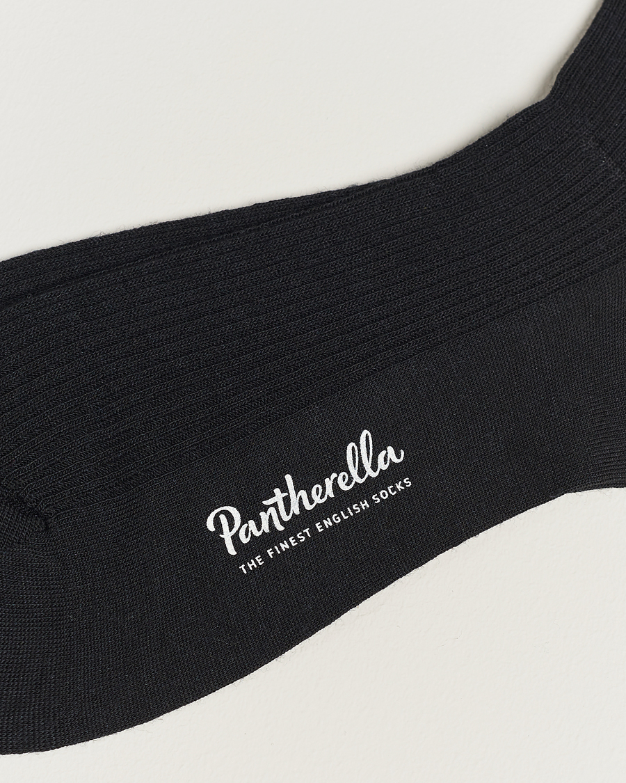 Uomini | Biancheria intima | Pantherella | 3-Pack Naish Merino/Nylon Sock Black
