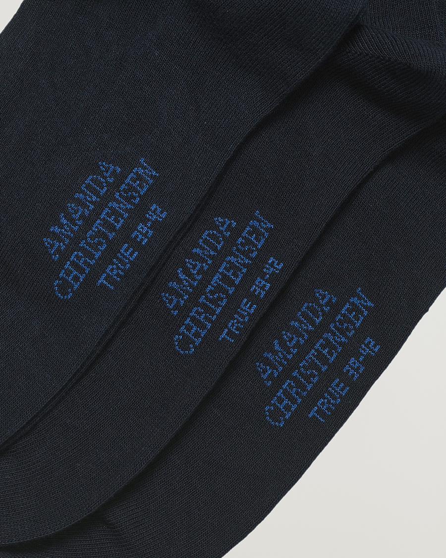 Uomini | Biancheria intima | Amanda Christensen | 9-Pack True Cotton Socks Dark Navy