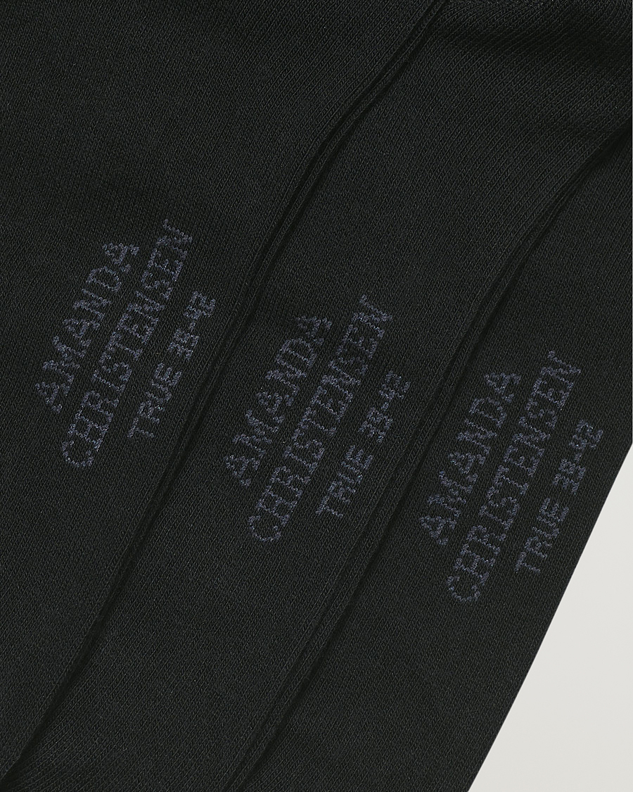 Uomini | Biancheria intima | Amanda Christensen | 12-Pack True Cotton Socks Black