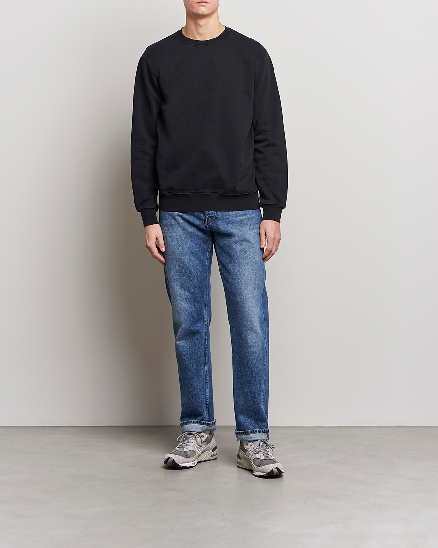 Uomini | Maglieria | Colorful Standard | 2-Pack Classic Organic Crew Neck Sweat Heather Grey/Deep Black