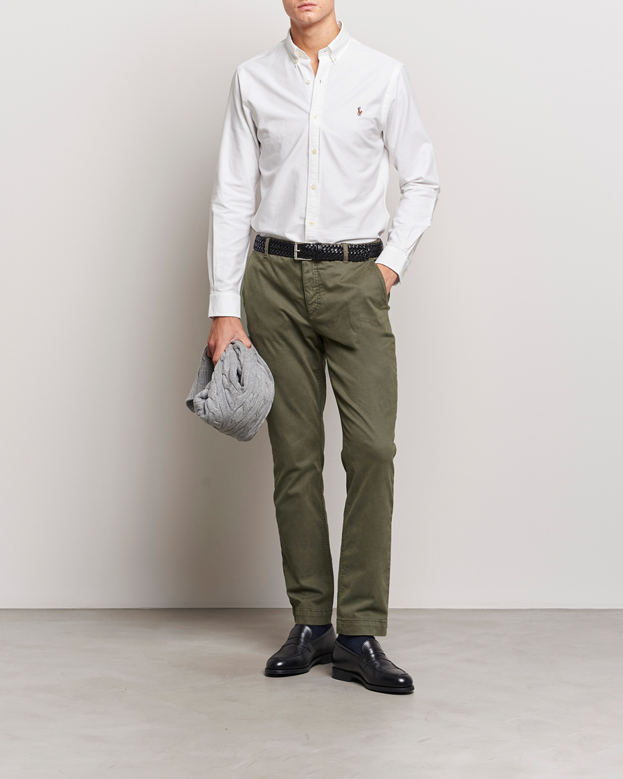Uomini | Camicie | Polo Ralph Lauren | 2-Pack Slim Fit Shirt Oxford White/Stripes Blue