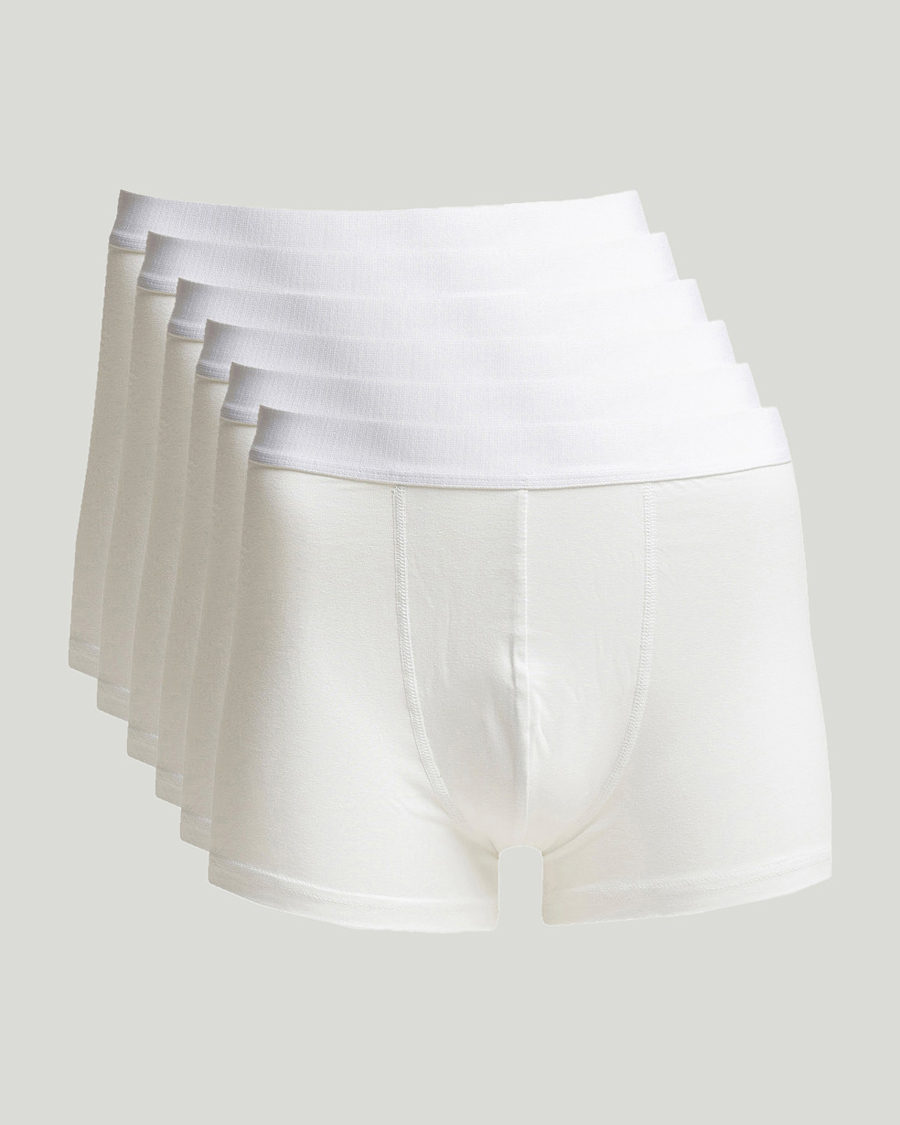 Uomini | Biancheria intima | Bread & Boxers | 6-Pack Boxer Brief White