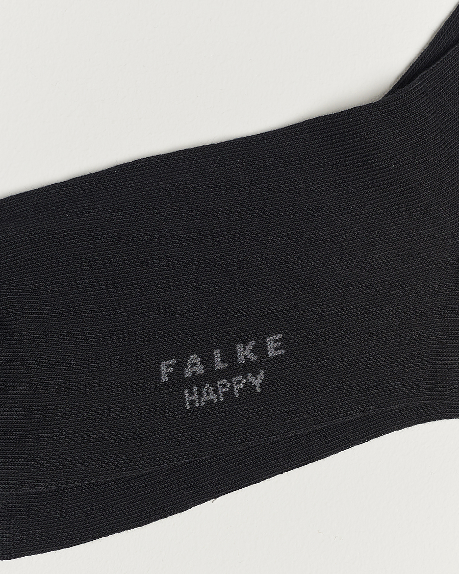 Uomini | Biancheria intima | Falke | 6-pack Happy Cotton Socks Black