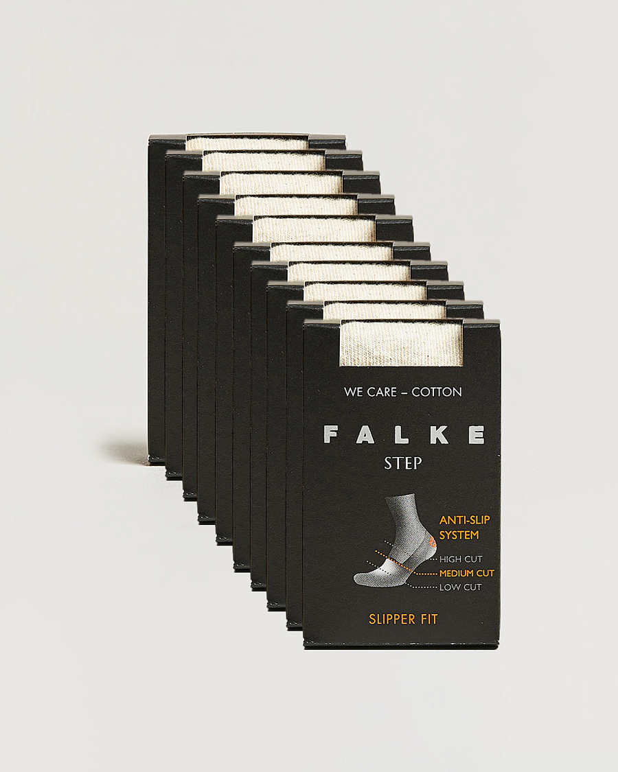 Uomini | Biancheria intima | Falke | 10-pack Step In Box Loafer Socks Nature