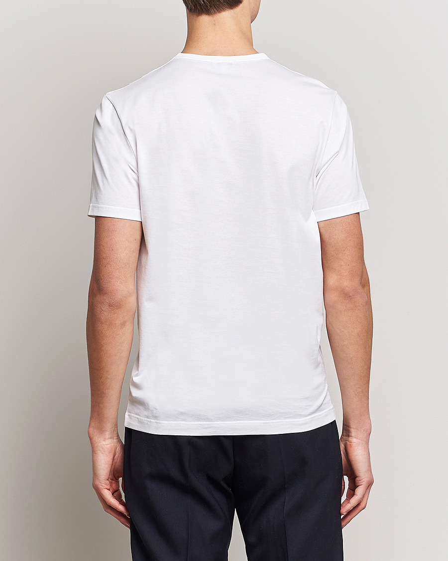 Uomini | T-shirt | Sunspel | 2-Pack Crew Neck Q82 Cotton T-Shirt White & Black