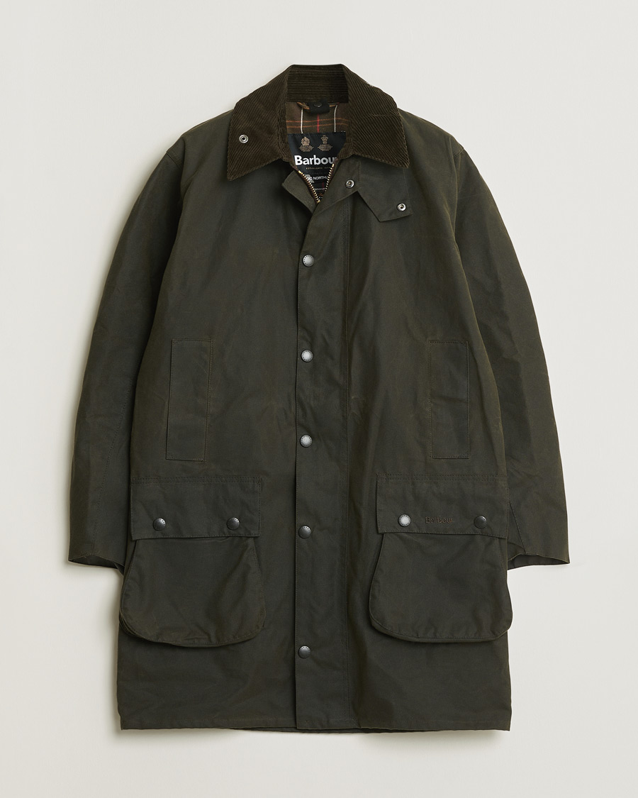 Uomini | Giacche Pre-owned | Pre-owned | Barbour Lifestyle Classic Northumbria Jacket Olive UK36 - EU46