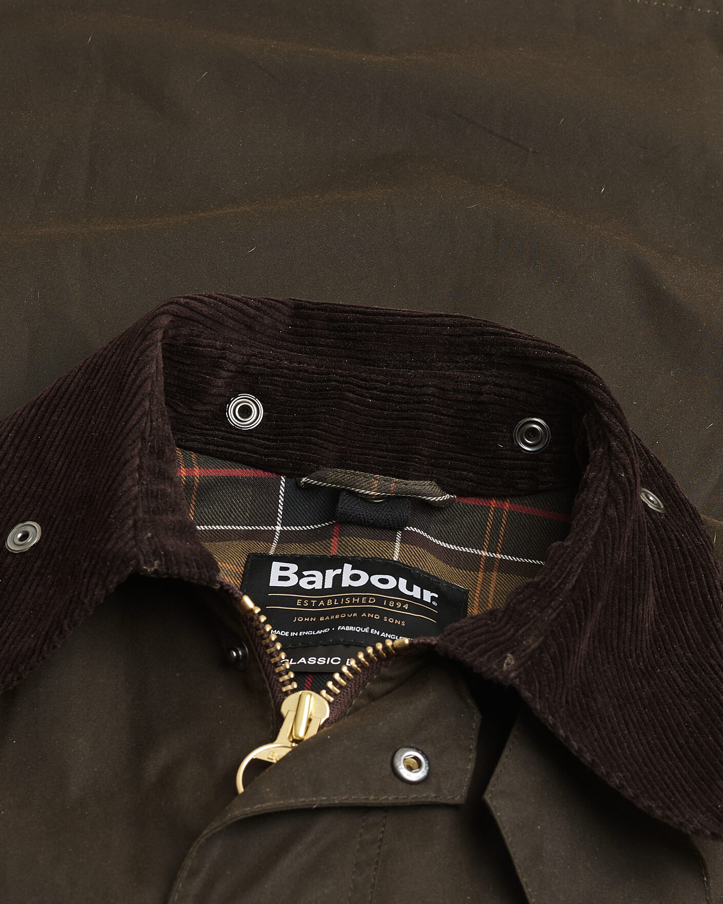 Uomini | Giacche Pre-owned | Pre-owned | Barbour Lifestyle Classic Bedale Jacket Olive UK46 - EU56