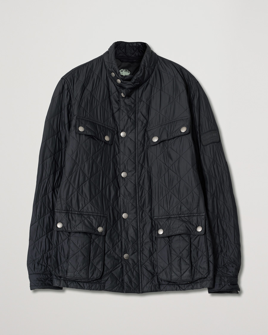 Uomini | Giacche | Pre-owned | Barbour International Ariel Quilted Jacket Black