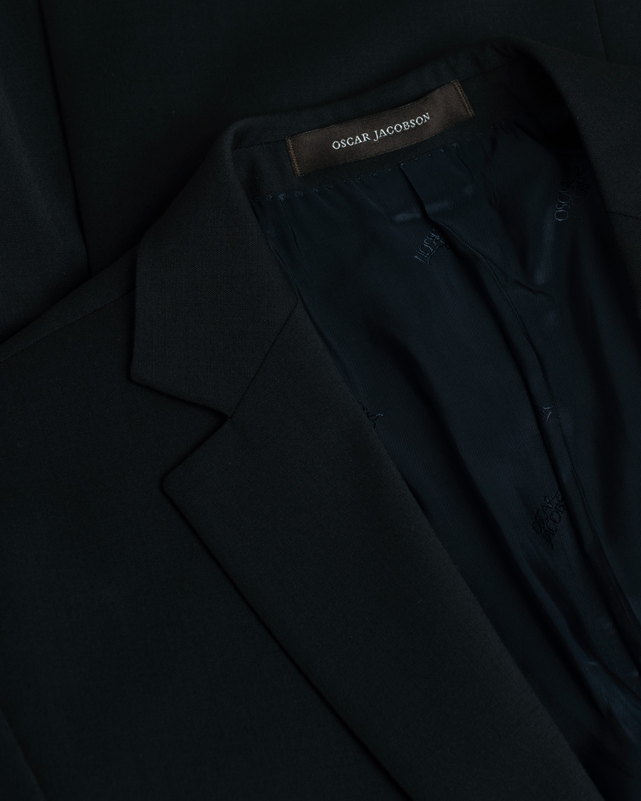Uomini | Oscar Jacobson Floyd/Dave Wool Suit Navy 52 | Pre-owned | Oscar Jacobson Floyd/Dave Wool Suit Navy 52