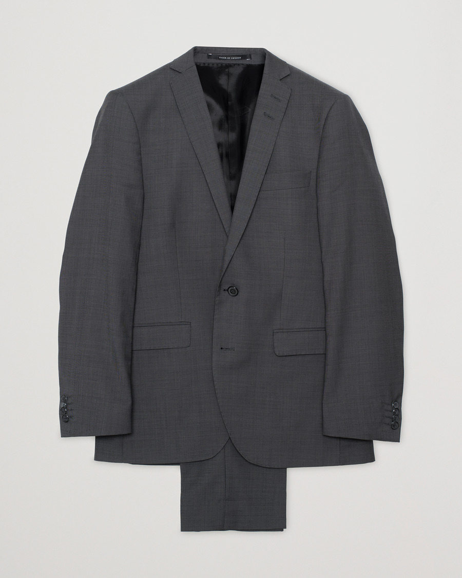 Uomini | Tiger of Sweden Norden Suit Charcoal | Pre-owned | Tiger of Sweden Norden Suit Charcoal
