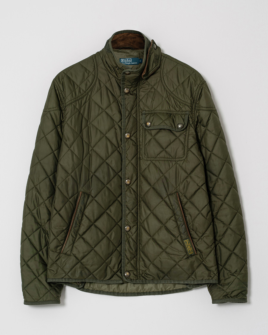 Uomini | Polo Ralph Lauren Richmond Quilt Jacket Dark Botanic S | Pre-owned | Polo Ralph Lauren Richmond Quilt Jacket Dark Botanic S