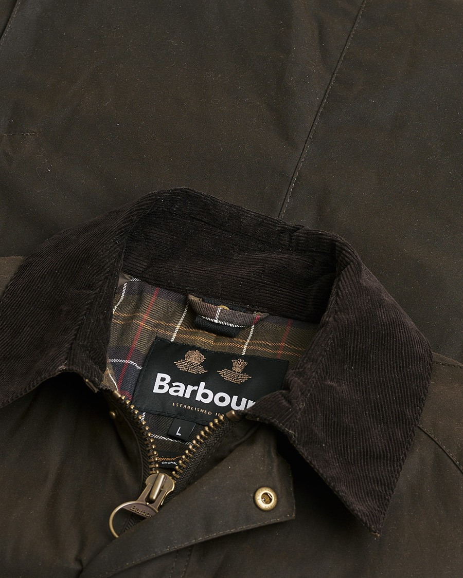 Uomini | Giacche Pre-owned | Pre-owned | Barbour Lifestyle Ashby Wax Jacket Olive L