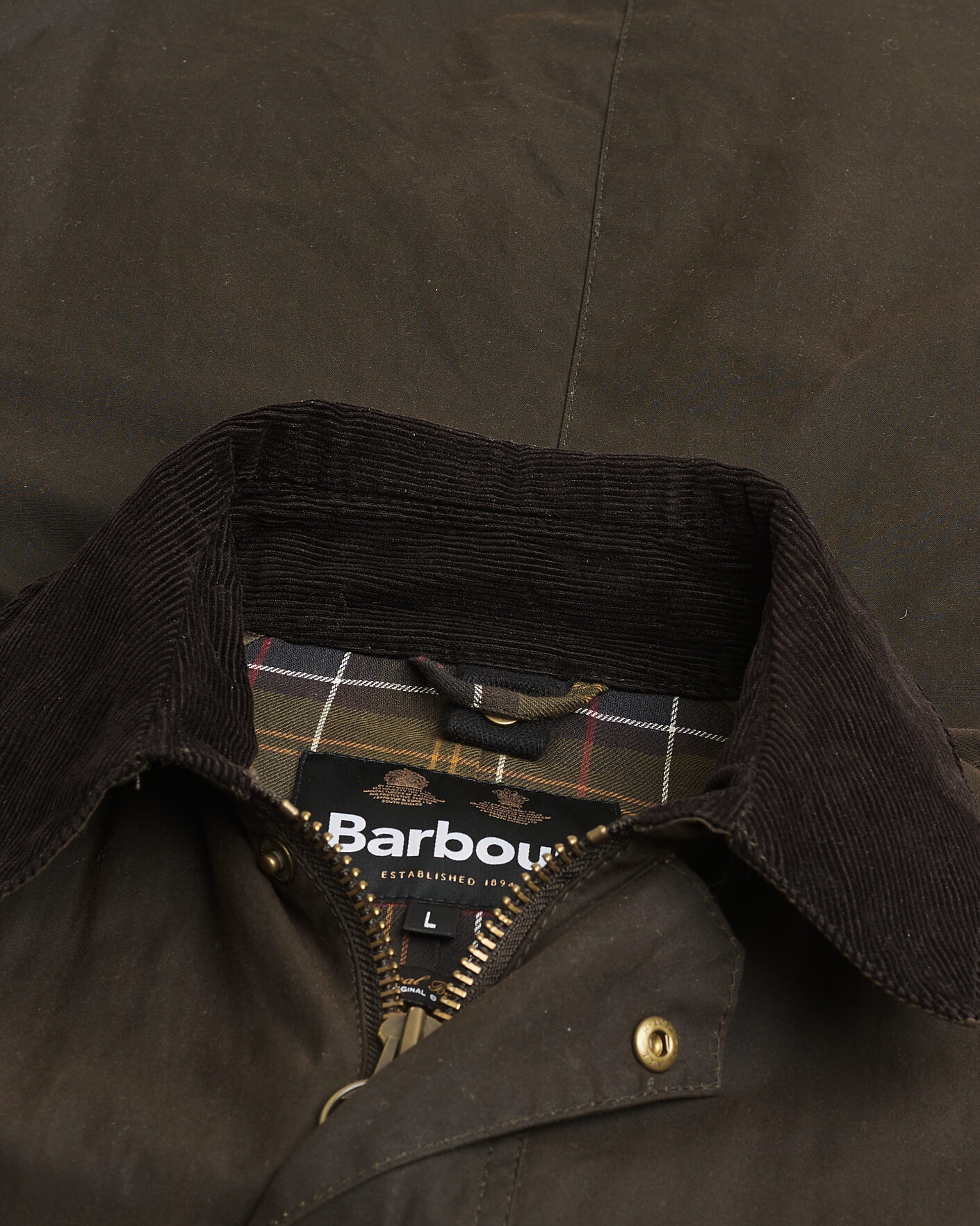 Uomini | Giacche Pre-owned | Pre-owned | Barbour Lifestyle Ashby Wax Jacket Olive L