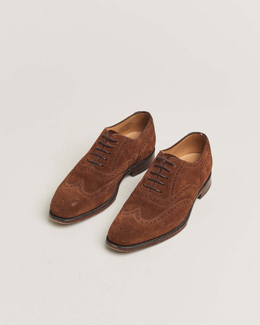 Uomini | Scarpe Pre-owned | Pre-owned | Loake 1880 Buckingham Brogue Brown Suede UK6,5 - EU40,5