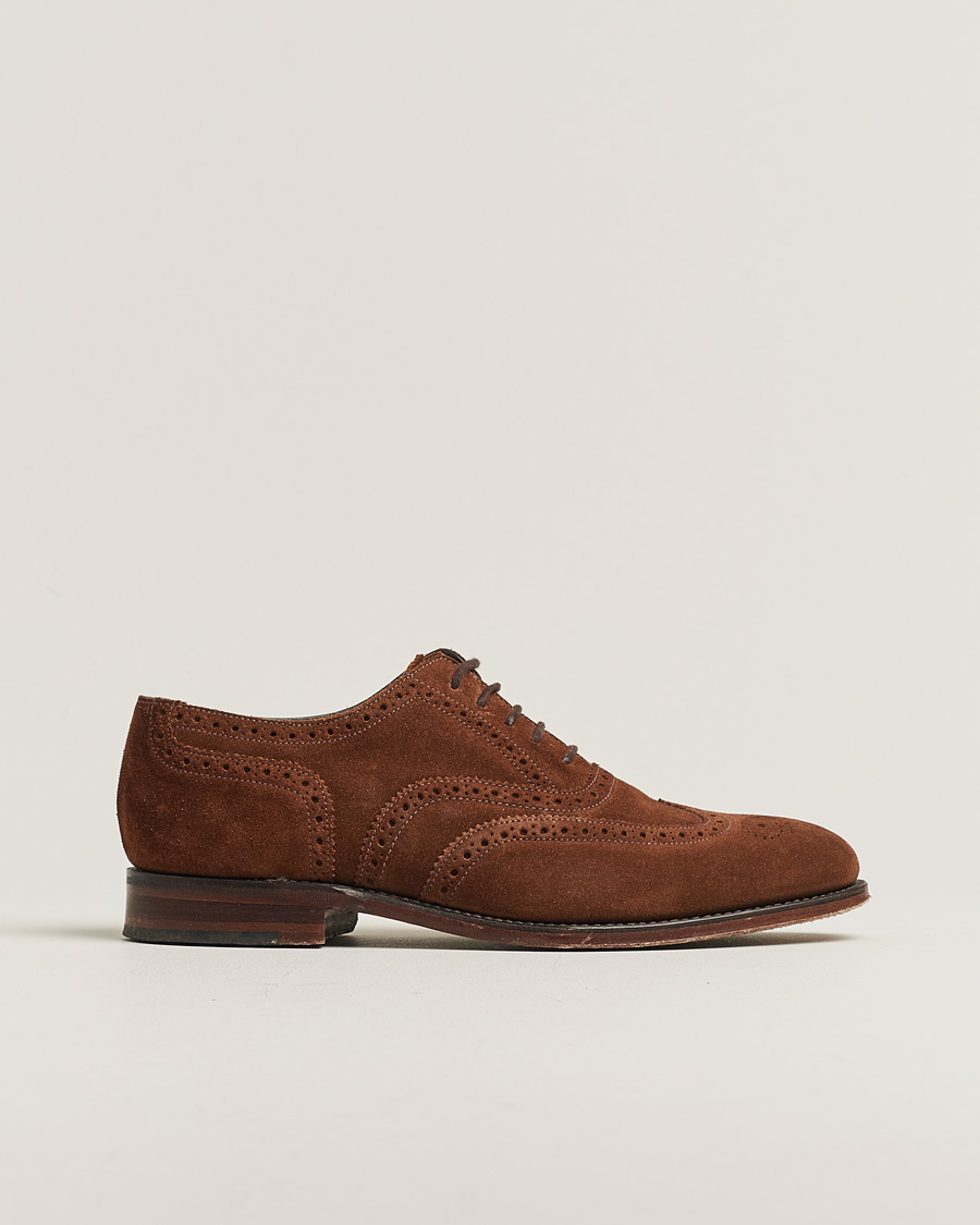 Uomini | Scarpe Pre-owned | Pre-owned | Loake 1880 Buckingham Brogue Brown Suede UK6,5 - EU40,5