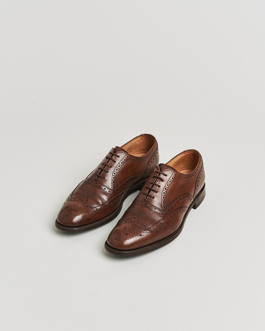 Uomini | Loake 1880 Cumbria Brogue Brown Calf UK9 - EU43 | Pre-owned | Loake 1880 Cumbria Brogue Brown Calf UK9 - EU43