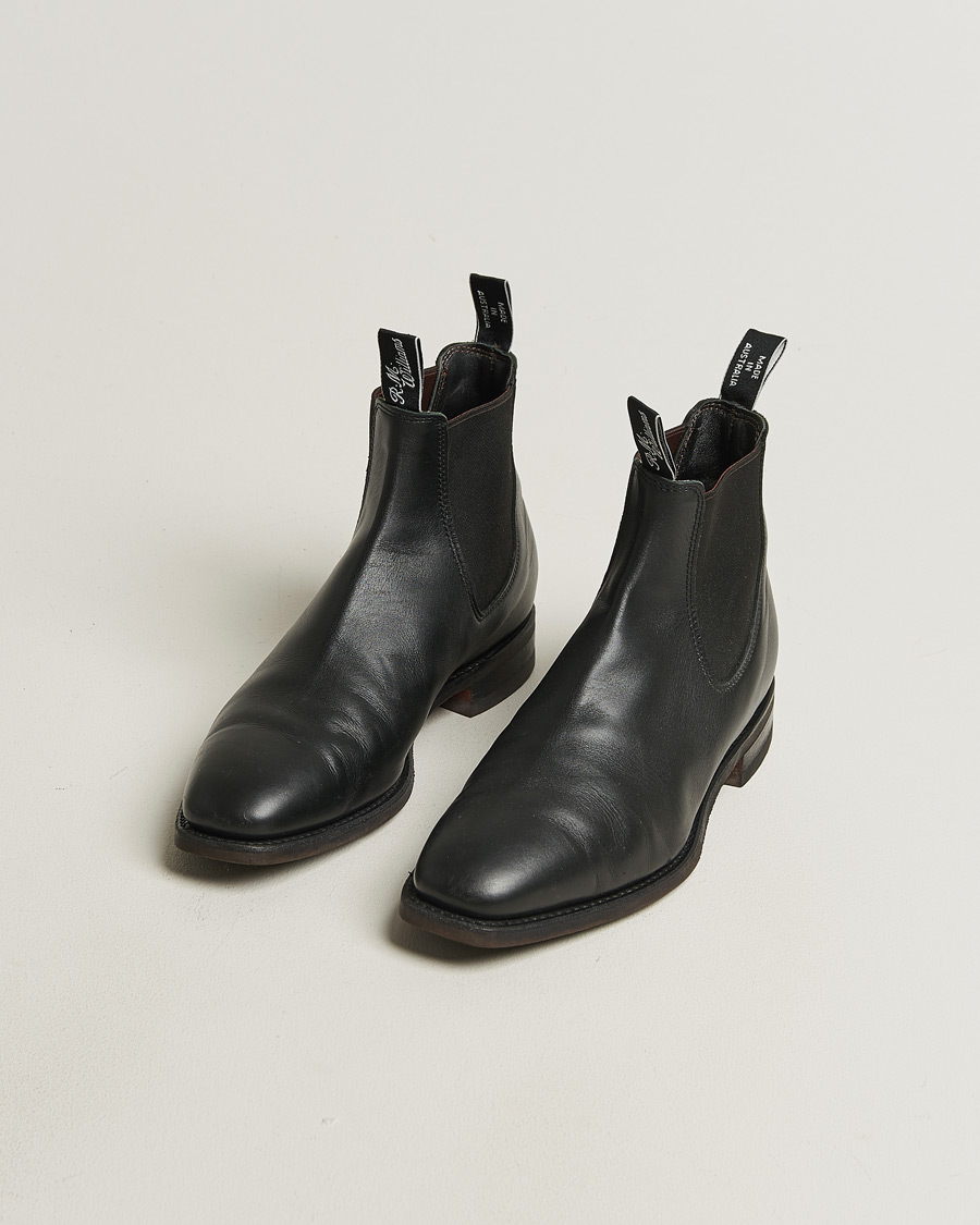 Uomini | Scarpe Pre-owned | Pre-owned | R.M.Williams Blaxland G Boot Yearling Black UK10,5 - EU45,5