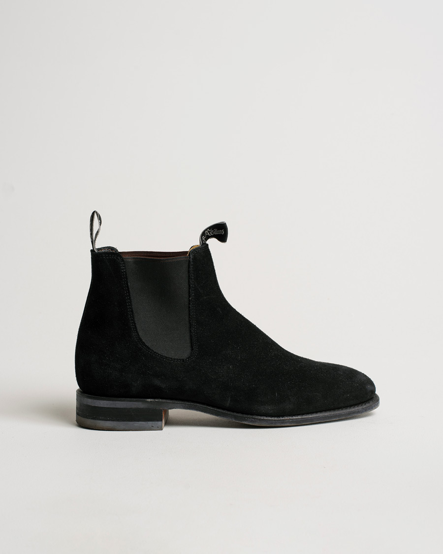 Uomini | R.M.Williams Blaxland G Boot Suede Black | Pre-owned | R.M.Williams Blaxland G Boot Suede Black