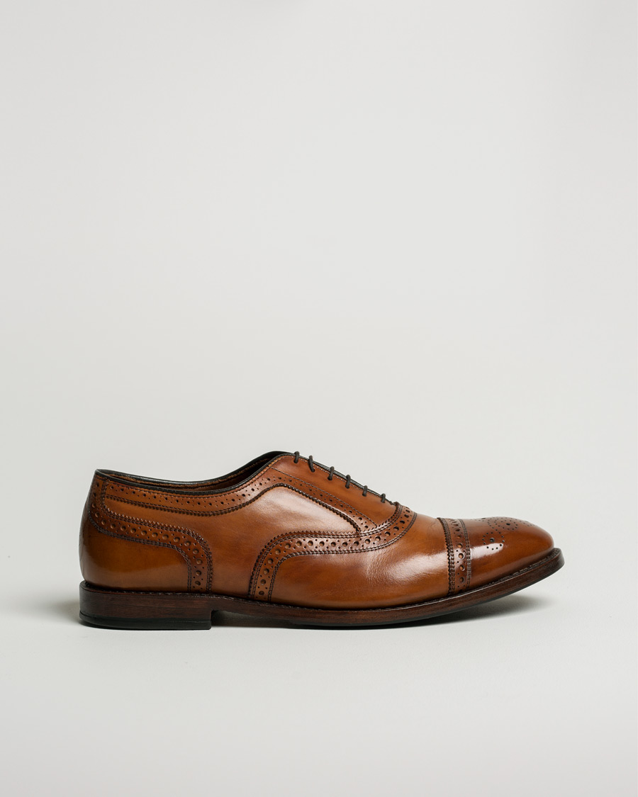 Uomini | Allen Edmonds Strand Brogue Walnut US11 - EU45 | Pre-owned | Allen Edmonds Strand Brogue Walnut US11 - EU45